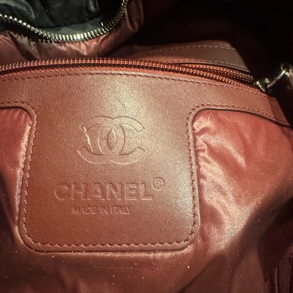 CHANEL Black Quilted Backpack - Picture 9 of 10